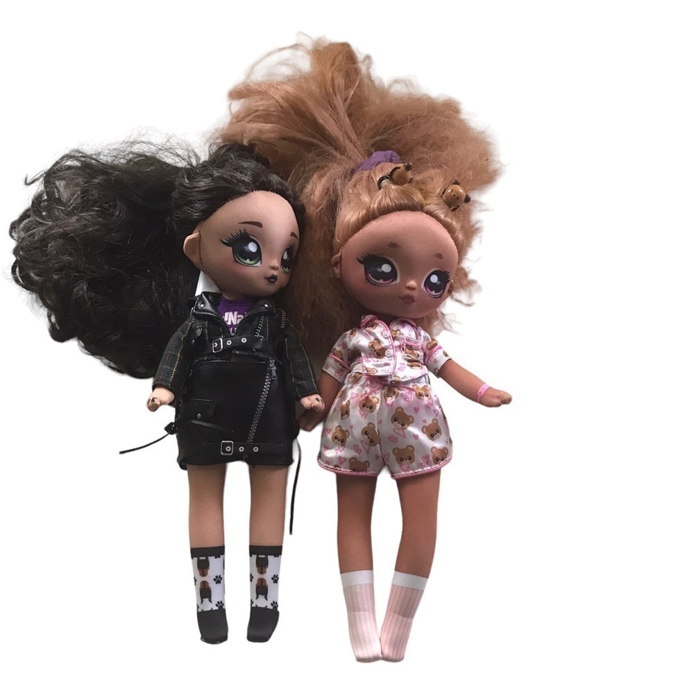 2 Na Na Na Surprise Cloth Dolls